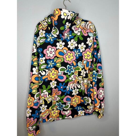 RipNDip Flower Child Hoodie Size XL Vibrant Multicolor Floral Hooded Sweatshirt - Picture 2 of 7